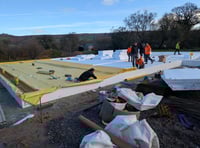 Widecombe celebrates construction milestone
