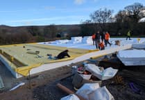 Construction milestone is early Christmas present for Widecombe