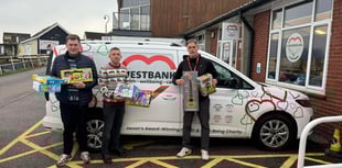 Hampers bring festive cheer to Exminster