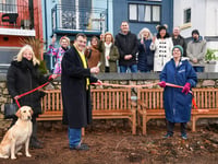 Community benches unveiled at Teignmouth Back Beach