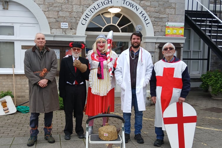 Chudleigh Mummers. Photo Tim Farrell