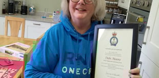 Service certificate for RNLI volunteer