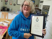 Service certificate for RNLI volunteer