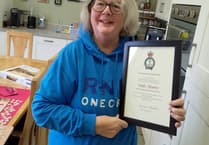 Service certificate for RNLI volunteer