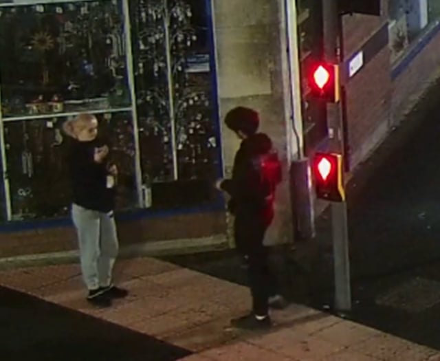 CCTV images in Newton Abbot assault