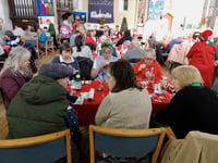 Community Christmas lunch at Dawlish's Strand Centre