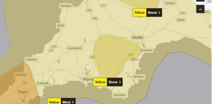 Met Office issues snow and wind warning