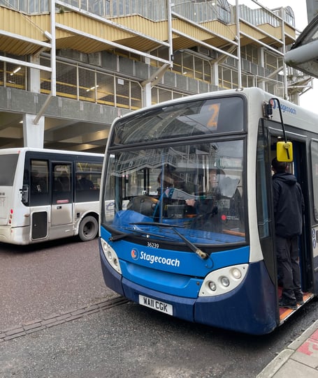 Mr Peat was waiting for a Number 2 Bus back to Teignmouth when the mystery couple showed their kindness.
