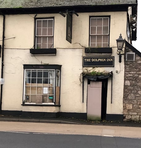 Dolphin Inn, Kenton pictured in 2021 photo by Cllr Alan Connett