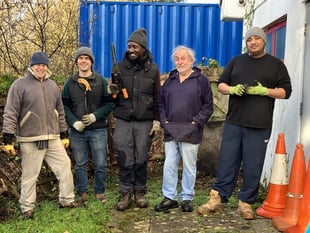 Volunteers begin community centre makeover