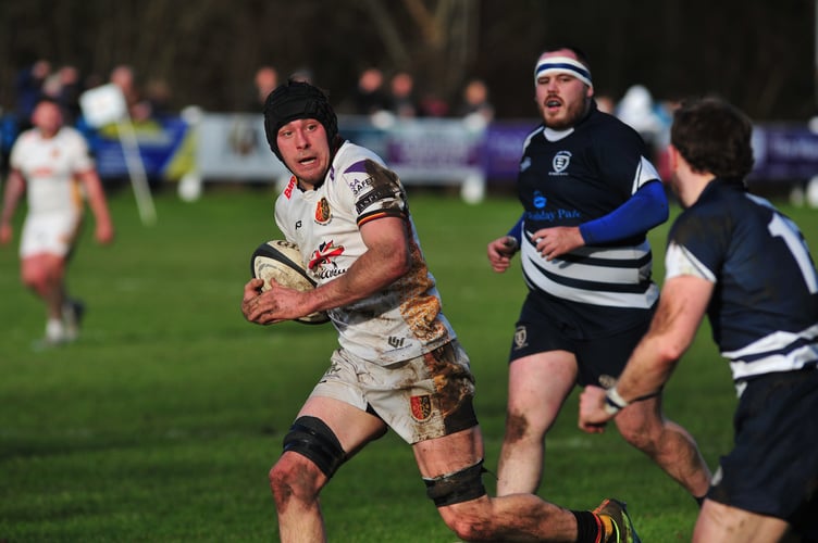 Rugby. Counties 1 Tribute Ale Western West. Newton Abbot versus St Ives. A home win at Rackerhayes for the All Whites with a 38-36 final score agaist the Cornish side.