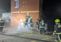 In Pictures: Fire crews deploy 'Smokey Paws' during mock dog rescue