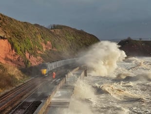 Storm Ingrid halts rail services from tonight