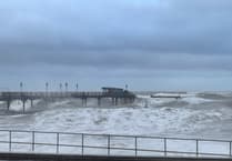 Pier succumbs to Ingrid's fury