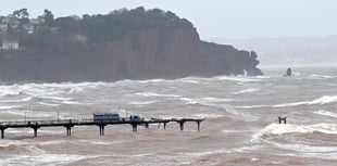 Pier succumbs to Ingrid's fury