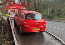 Uninsured car seized in Buckfastleigh