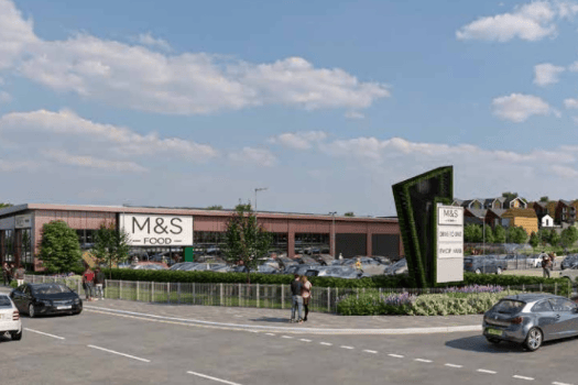 The planned new M&S Food store at Paignton