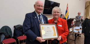 Newton Abbot's Richard Underhill honoured by RBL