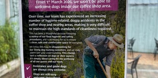 Garden centre faces backlash over dog ban 