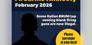 Nearly 60 blank-firer guns surrendered to police