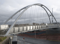 In Pictures: South Brent-based sculptor brings new bridge to life 