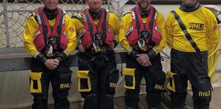 Lifeboat training interrupted by shout