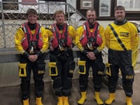 Lifeboat training interrupted by shout