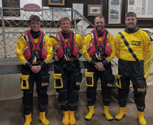Lifeboat training interrupted by shout