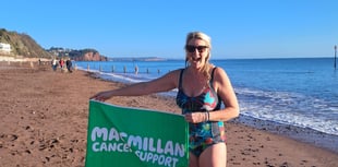 Teignmouth swimmer's chilly charity challenge
