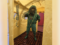 Fire station strengthens decontamination skills
