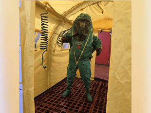Fire station strengthens decontamination skills