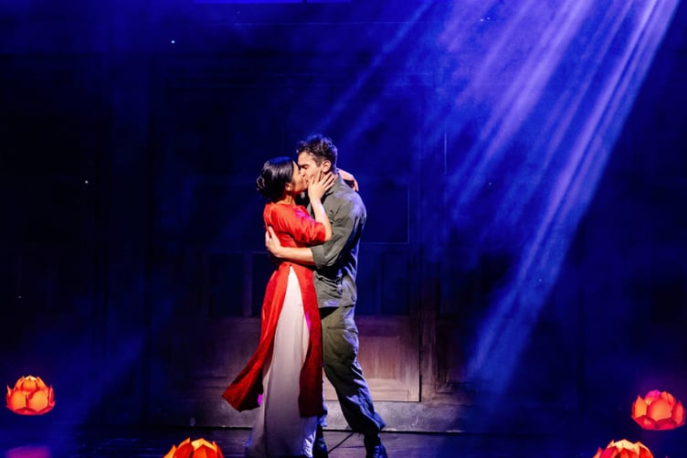 Miss Saigon - Julianne Pundan (Kim), Jack Kane (Chris). Photo: Danny Kaan.
