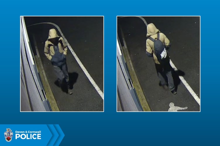 Police are hoping to identify this man who may be witness to a fatal car accident between Ashburton and Buckfastleigh. Photo Devon and Cornwall Police.