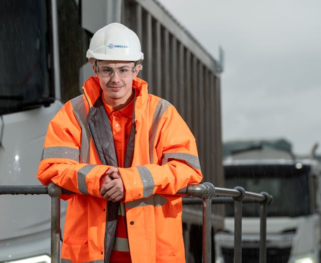 Apprentice, 17, joins clay company after school careers event 