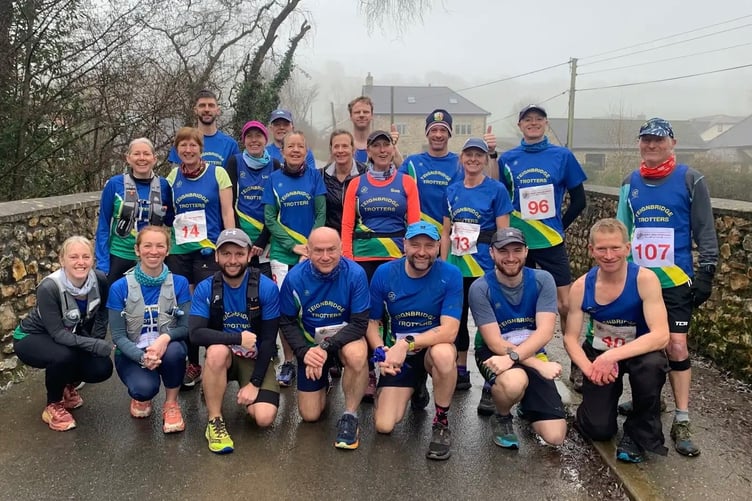 Trotters before the Dalwood 3 Hills race.