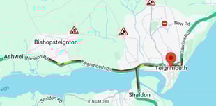 Wall repair brings Teignmouth to a standstill