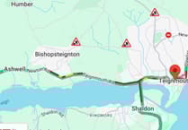 Wall repair brings Teignmouth to a standstill