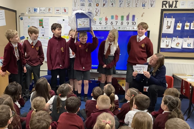 Pupils at Rydon Primary children embraced the green challenge