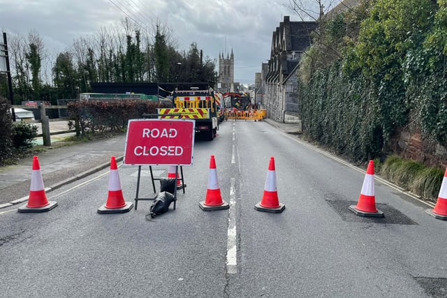 Road closure affects bus services 