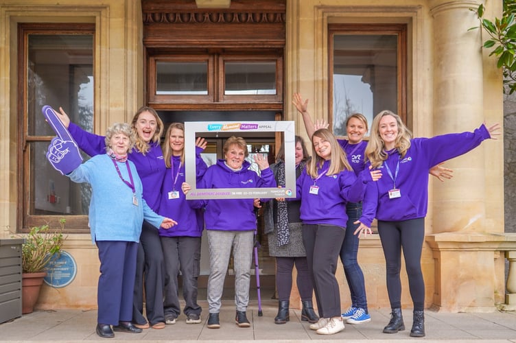 Rowcroft Hospice celebrates fund-raising appeal. photo Rowcroft Hospice. 