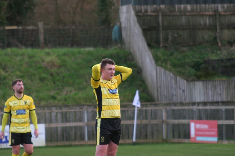 Ryan Bush can't quite believe that his shot has been kept out