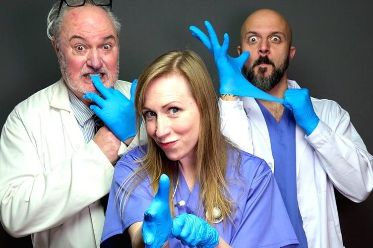  Cough please - Rebecca Vaughan, Andrew Margerison and Gavin Robertson prescribe laughter to be the best medicine