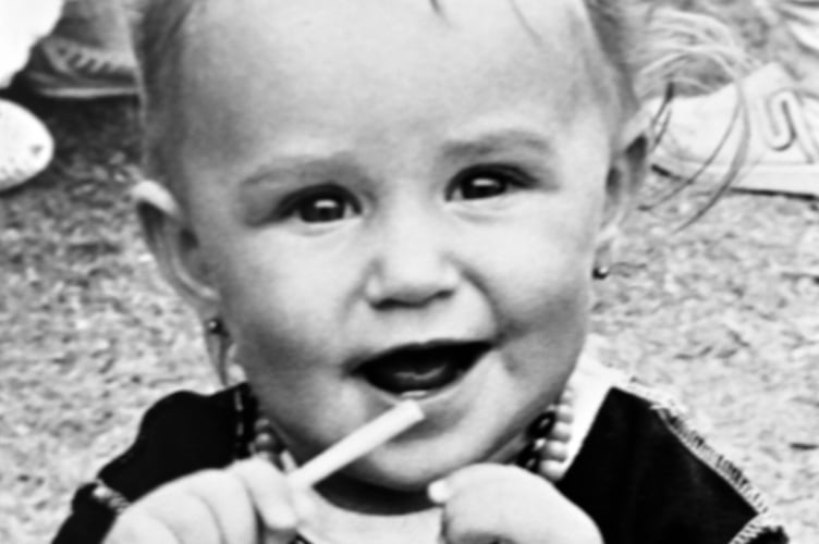 Dawlish Carnival from August 1987 At just 15 months old Jade Walkerdine was the youngest punk rocker in Dawlish