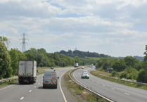 Breaking: Road partially blocked after accident