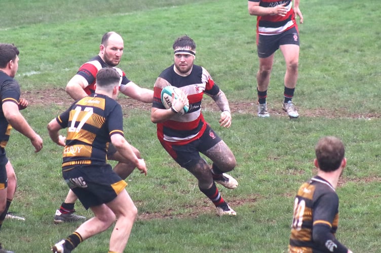 Teignmouth RFC man of the match vs Crediton Jai Simmons.