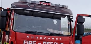 Garden shed destroyed in blaze