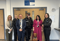 Police dogs on paw patrol at Newton Abbot and Ashburton schools