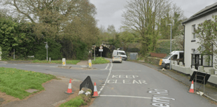 Road in Newton Abbot partially blocked after two-vehicle crash 