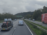 Delays on A38 following crash 