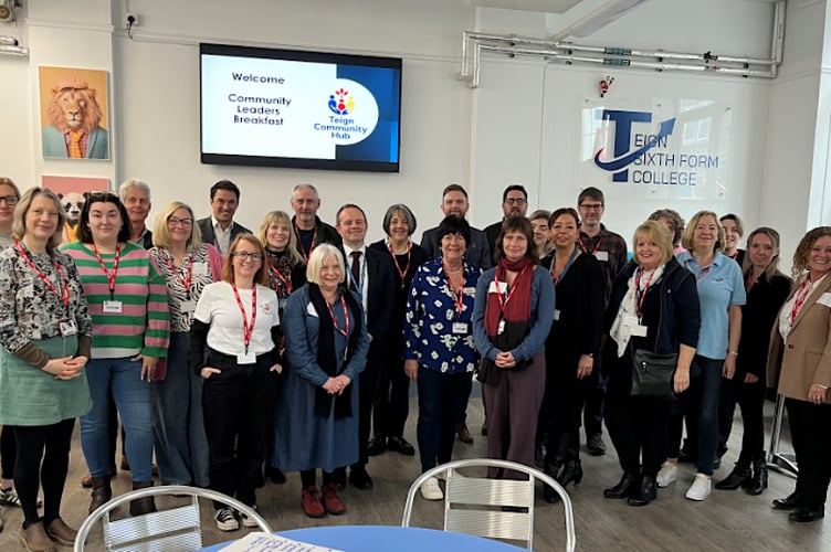 Teign Community Leaders breakfast at Teign School